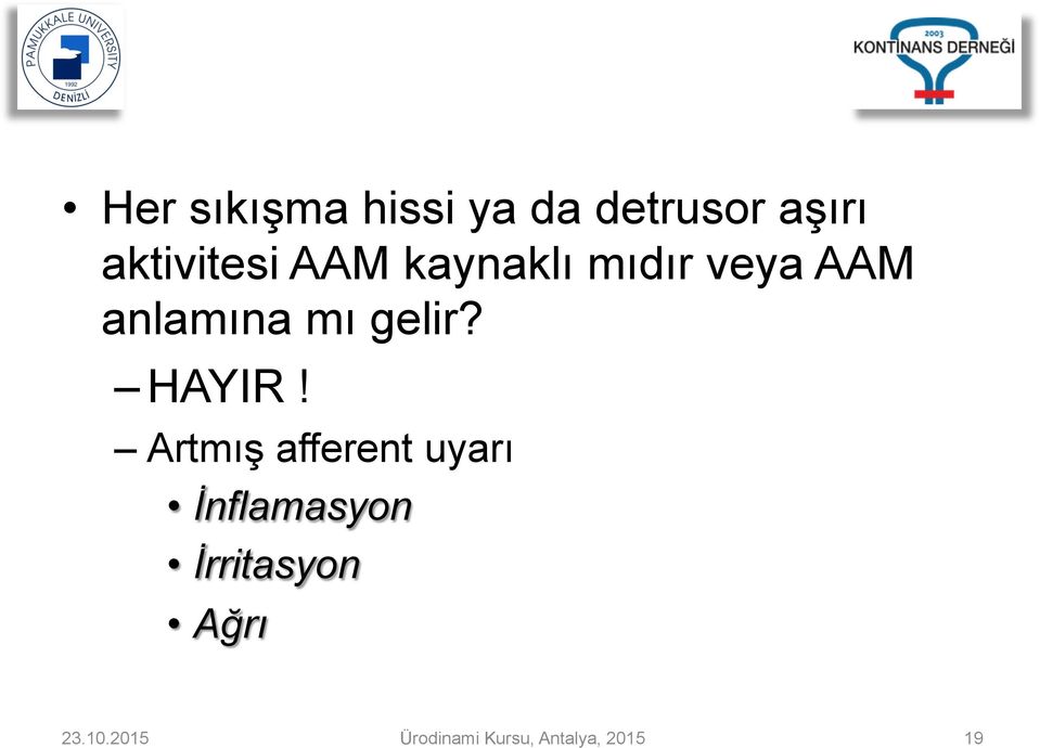 HAYIR!