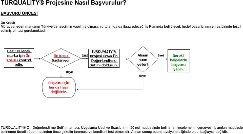 belirtilecek hedef pazarlarının en az birinde tescil edilmiş olması gerekmektedir.