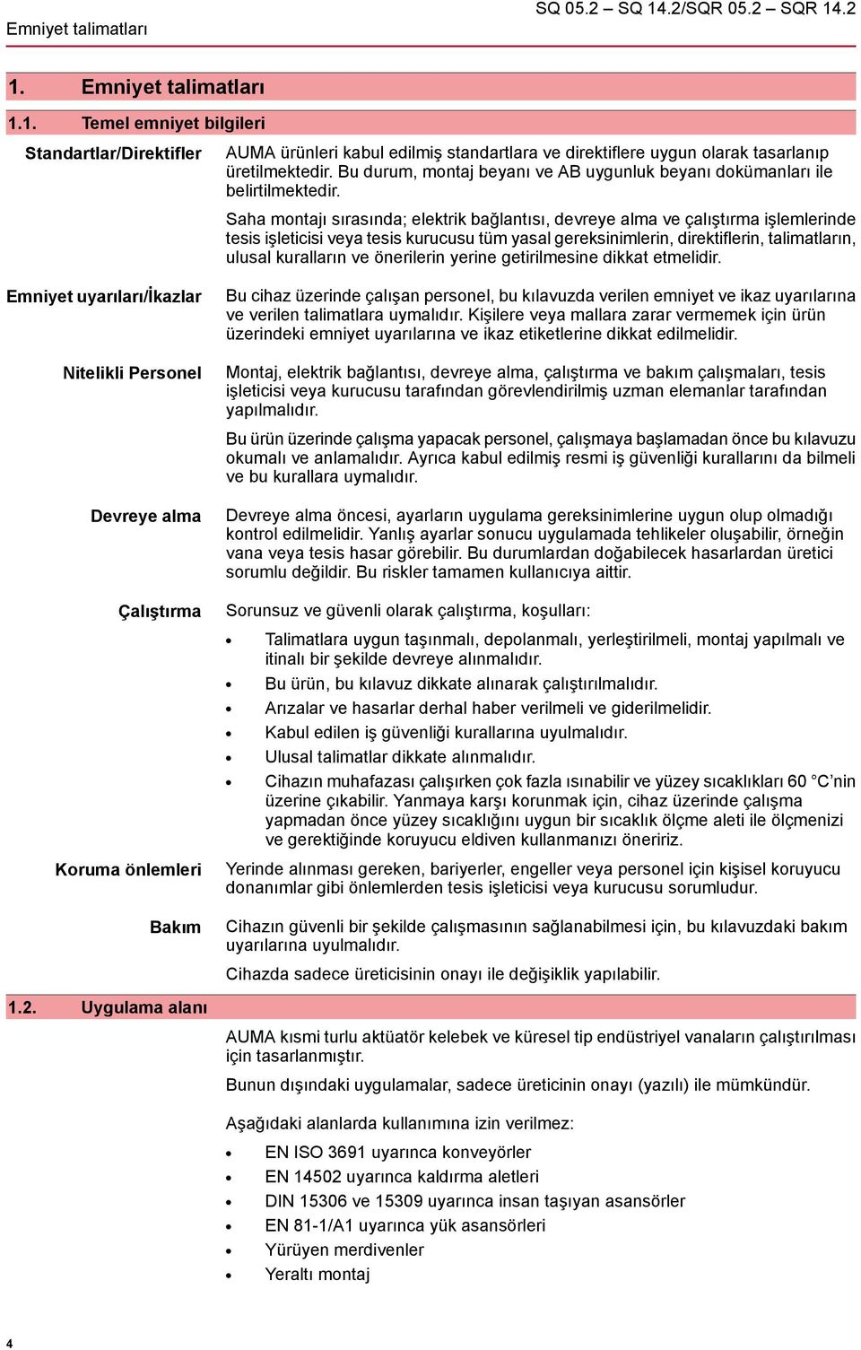 Saha montajı sırasında; elektrik bağlantısı, devreye alma ve çalıştırma işlemlerinde tesis işleticisi veya tesis kurucusu tüm yasal gereksinimlerin, direktiflerin, talimatların, ulusal kuralların ve