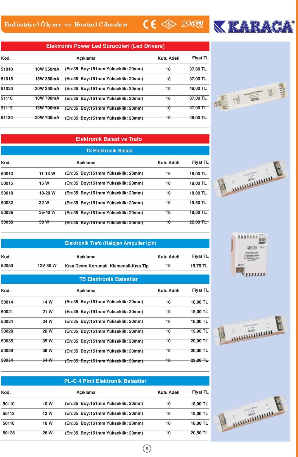 700mA (En:3 Boy:mm Yükseklik: mm) 37,00 TL 0 W 700mA (En:3 Boy:mm Yükseklik: mm) 4,00 TL Elektronik Balast ve Trafo T Elektronik Balast.