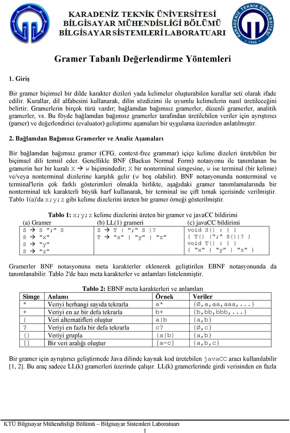 Gramerlerin birçok türü vardır; bağlamdan bağımsız gramerler, düzenli gramerler, analitik gramerler, vs.