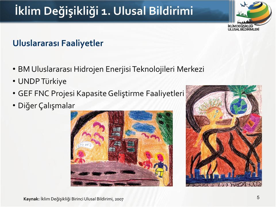 Hidrojen Enerjisi Teknolojileri Merkezi UNDP Türkiye GEF FNC