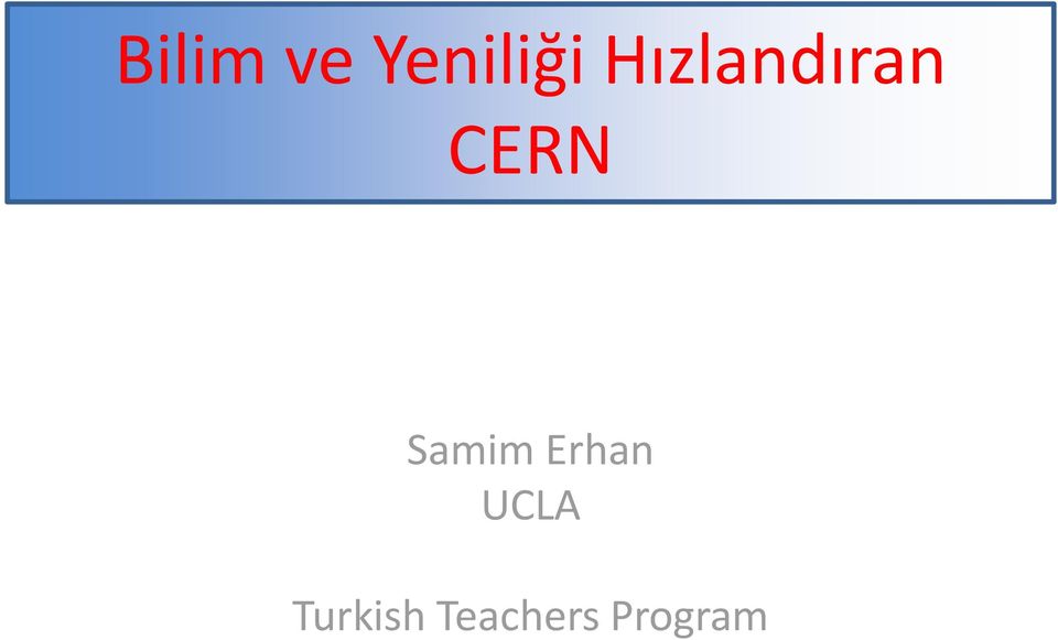 Samim Erhan UCLA