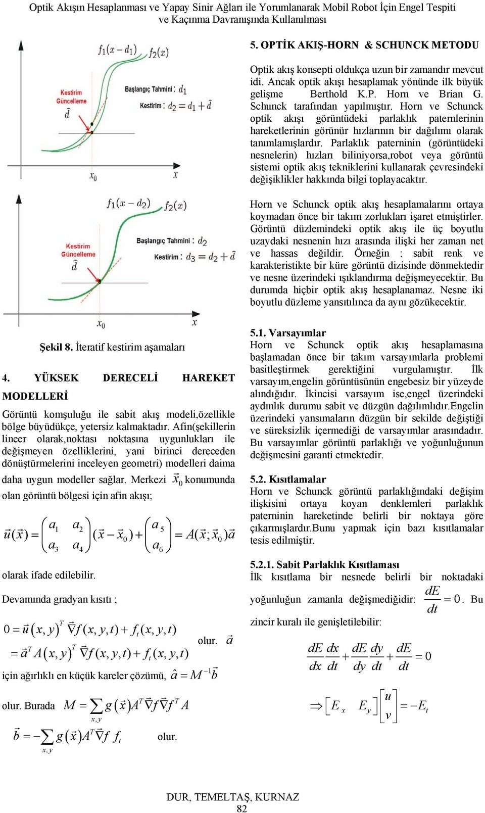 Hon ve Schunck opik akışı göünüdeki palaklık paenleinin haekeleinin göünü hızlaının bi dağılımı olaak anımlamışladı.