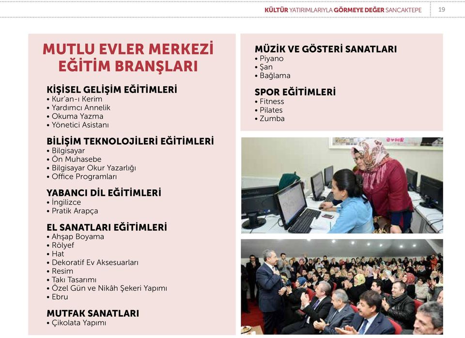 YABANCI DİL EĞİTİMLERİ İngilizce Pratik Arapça EL SANATLARI EĞİTİMLERİ Ahşap Boyama Rölyef Hat Dekoratif Ev Aksesuarları Resim Takı Tasarımı