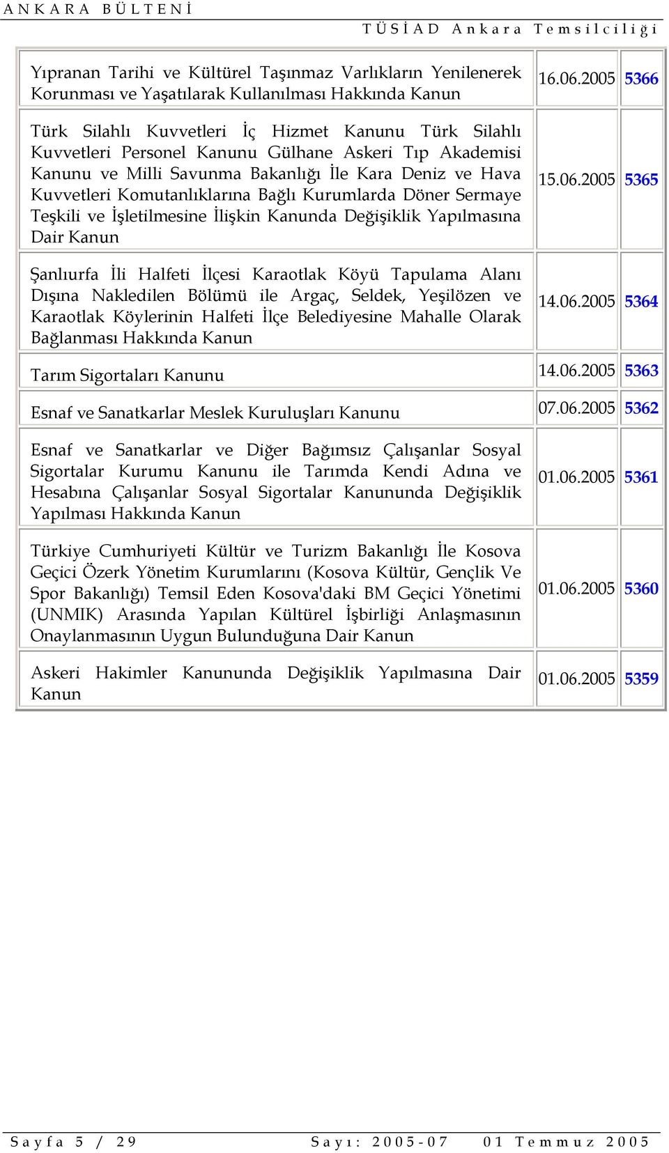 Yapılmasına Dair Kanun Şanlıurfa İli Halfeti İlçesi Karaotlak Köyü Tapulama Alanı Dışına Nakledilen Bölümü ile Argaç, Seldek, Yeşilözen ve Karaotlak Köylerinin Halfeti İlçe Belediyesine Mahalle