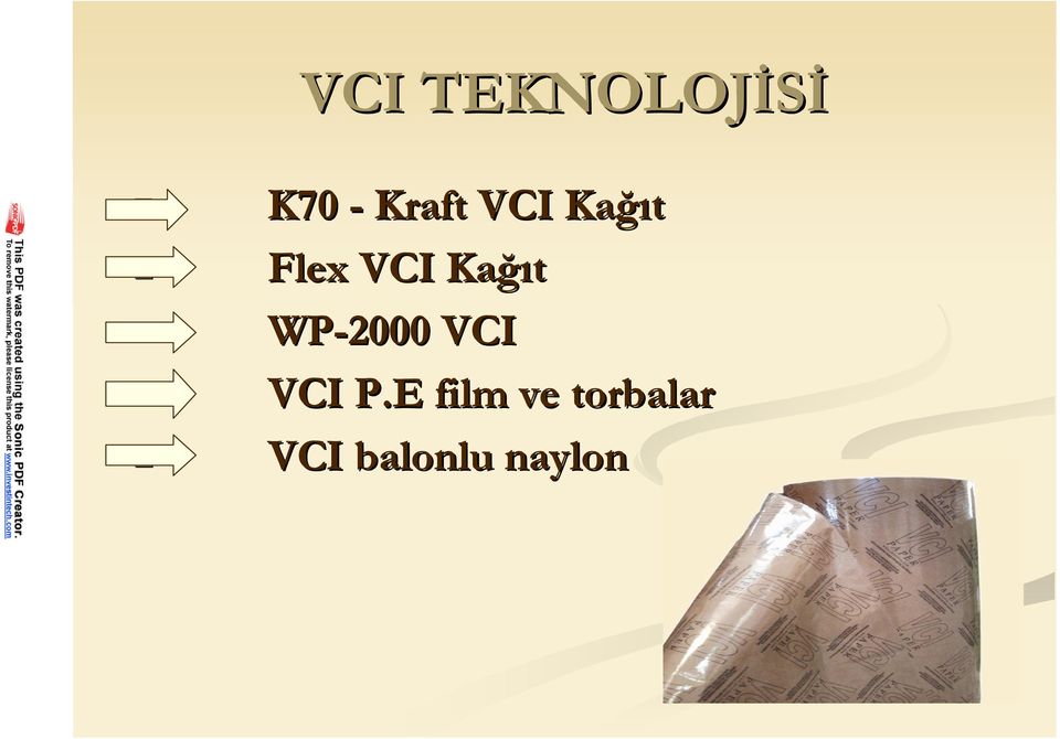 ğıt WP-2000 VCI VCI P.