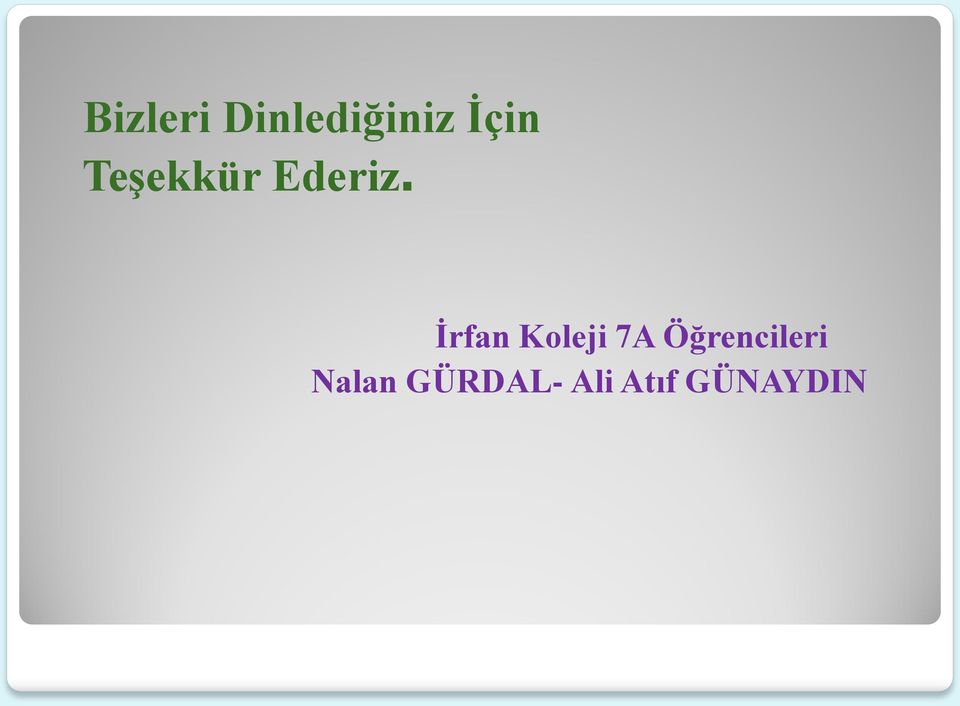 İrfan Koleji 7A