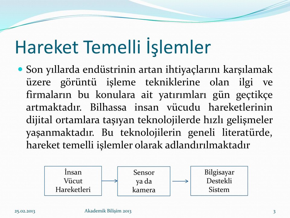 Bilhassa insan vücudu hareketlerinin dijital ortamlara taşıyan teknolojilerde hızlı gelişmeler yaşanmaktadır.