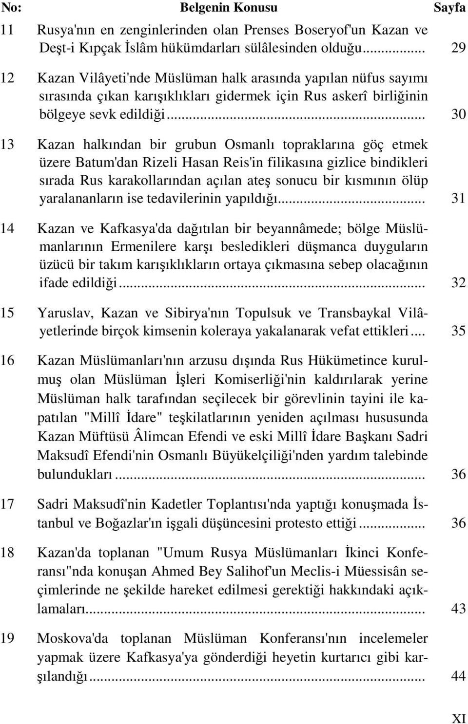 .. 30 13 Kazan halkından bir grubun Osmanlı topraklarına göç etmek üzere Batum'dan Rizeli Hasan Reis'in filikasına gizlice bindikleri sırada Rus karakollarından açılan ateş sonucu bir kısmının ölüp