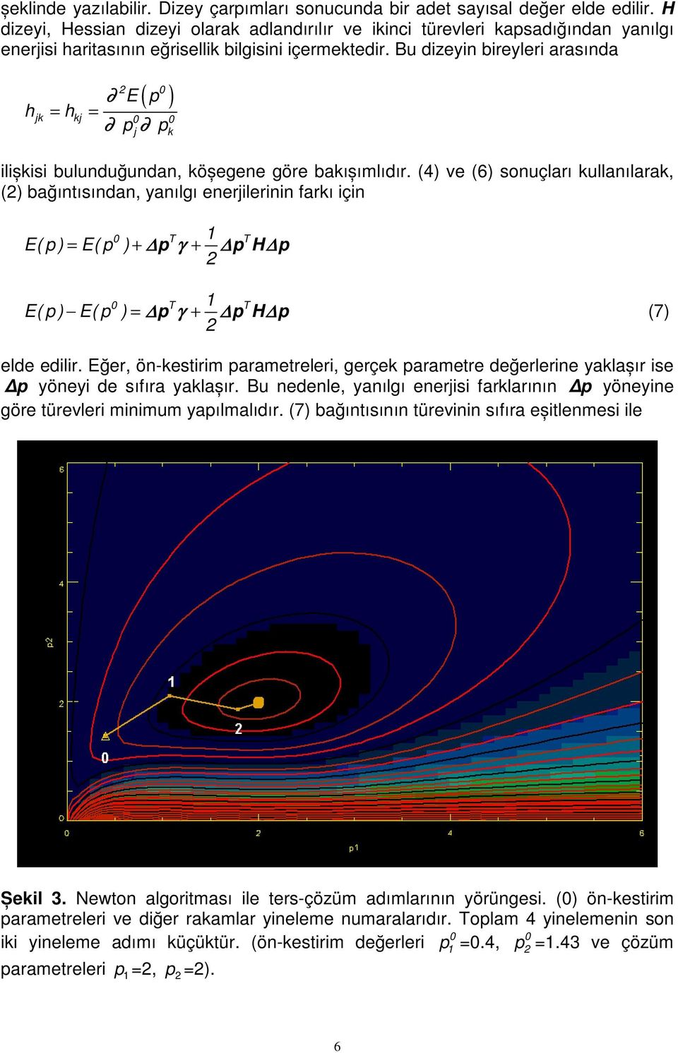 (4) ve (6) sonuçları kullanılarak, () bağıntısından, yanılgı enerjlernn farkı çn 1 E( p) = E( p ) + p γ + p H p 1 E( p) E( p ) = p γ + p H p (7) elde edlr.