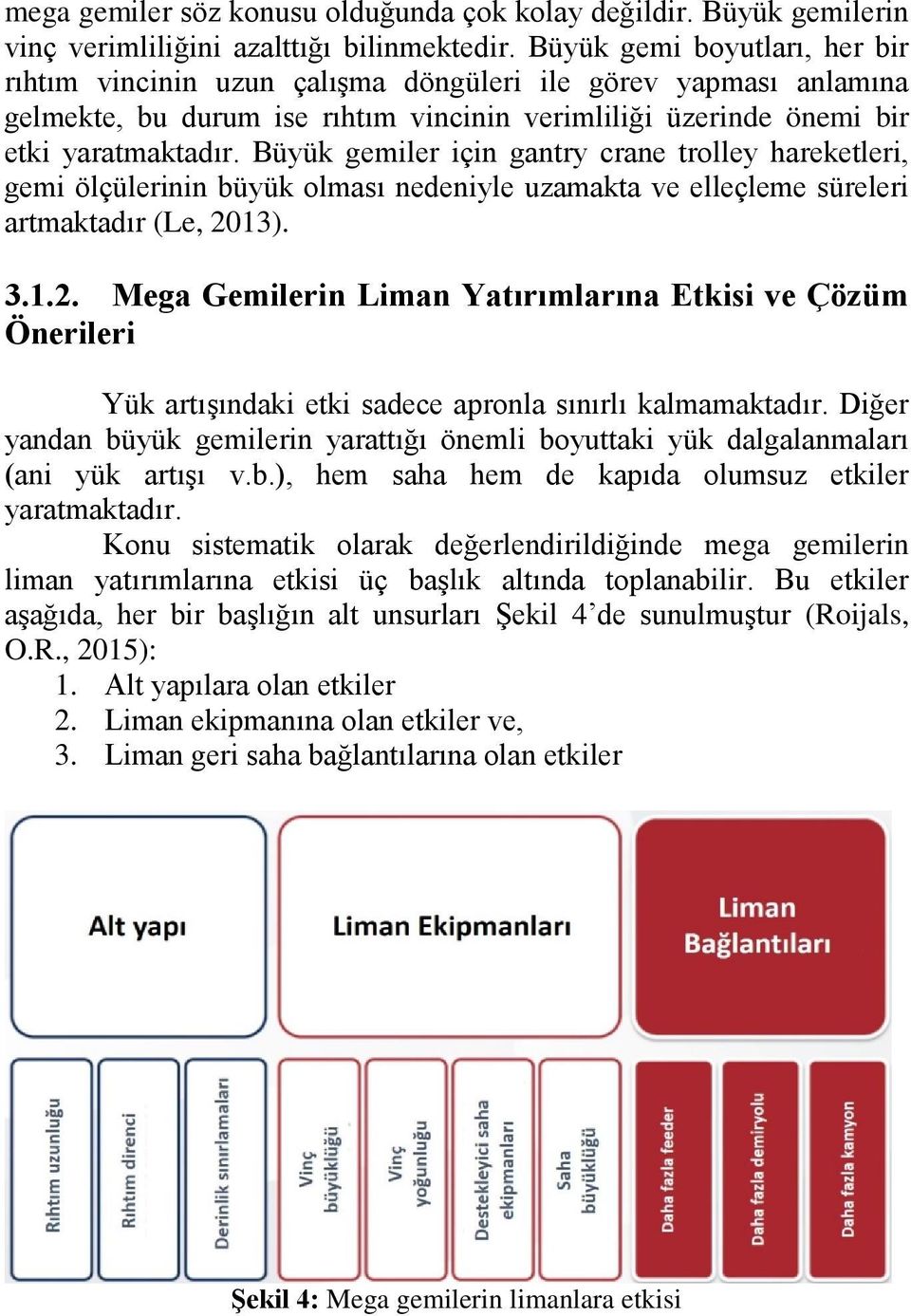 Büyük gemiler için gantry crane trolley hareketleri, gemi ölçülerinin büyük olması nedeniyle uzamakta ve elleçleme süreleri artmaktadır (Le, 20