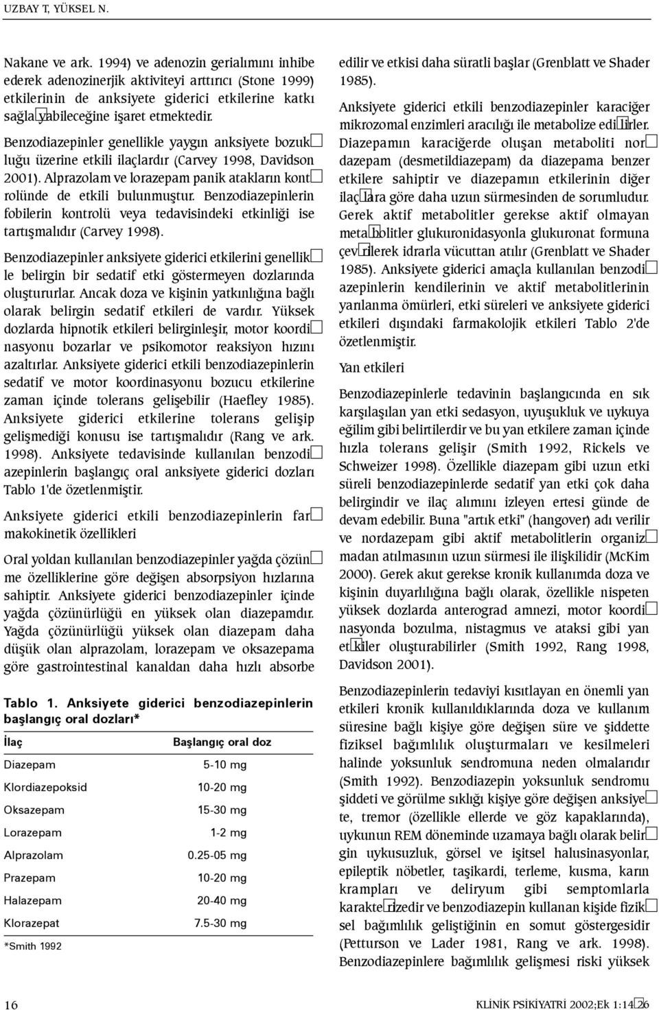Benzodiazepinlerin fobilerin kontrolü veya tedavisindeki etkinliði ise tartýþmalýdýr (Carvey 1998).