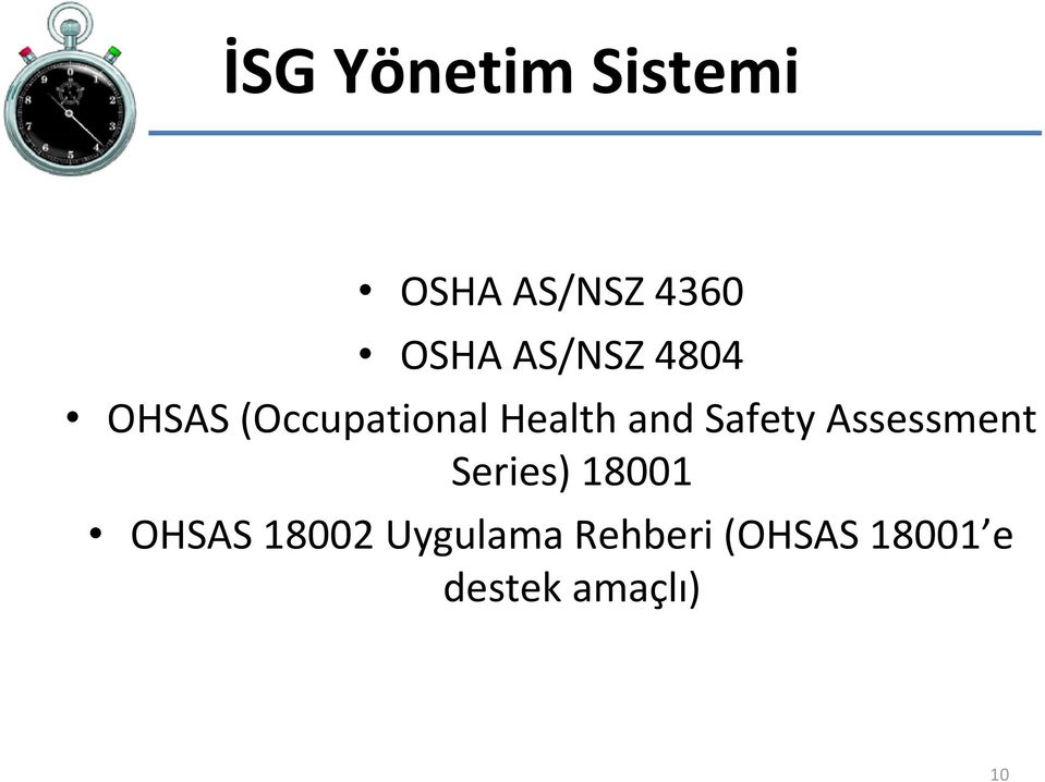 Safety Assessment Series) 18001 OHSAS 18002