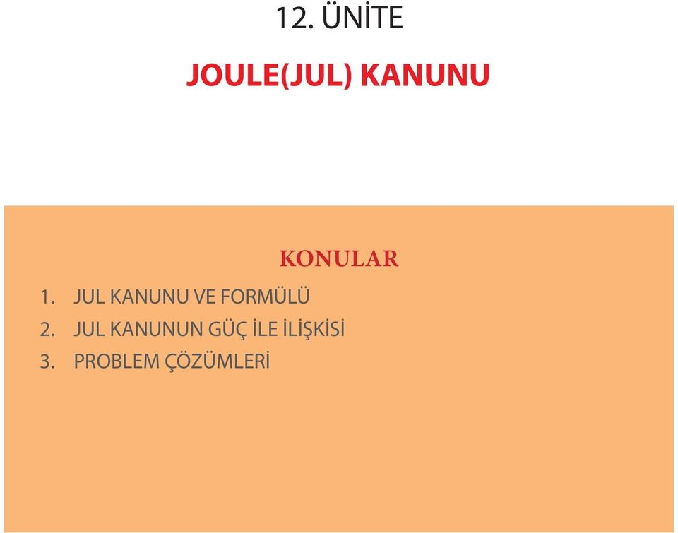 JUL KANUNU VE FORMÜLÜ 2.