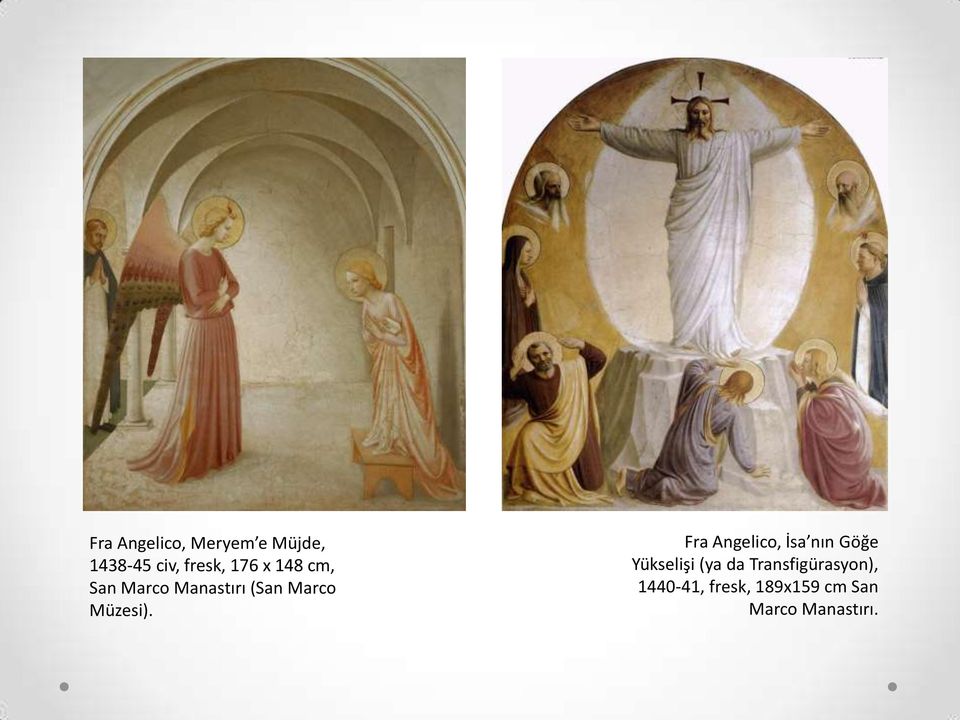 Fra Angelico, İsa nın Göğe Yükselişi (ya da