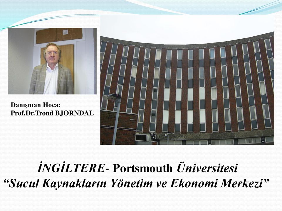 Portsmouth Üniversitesi Sucul