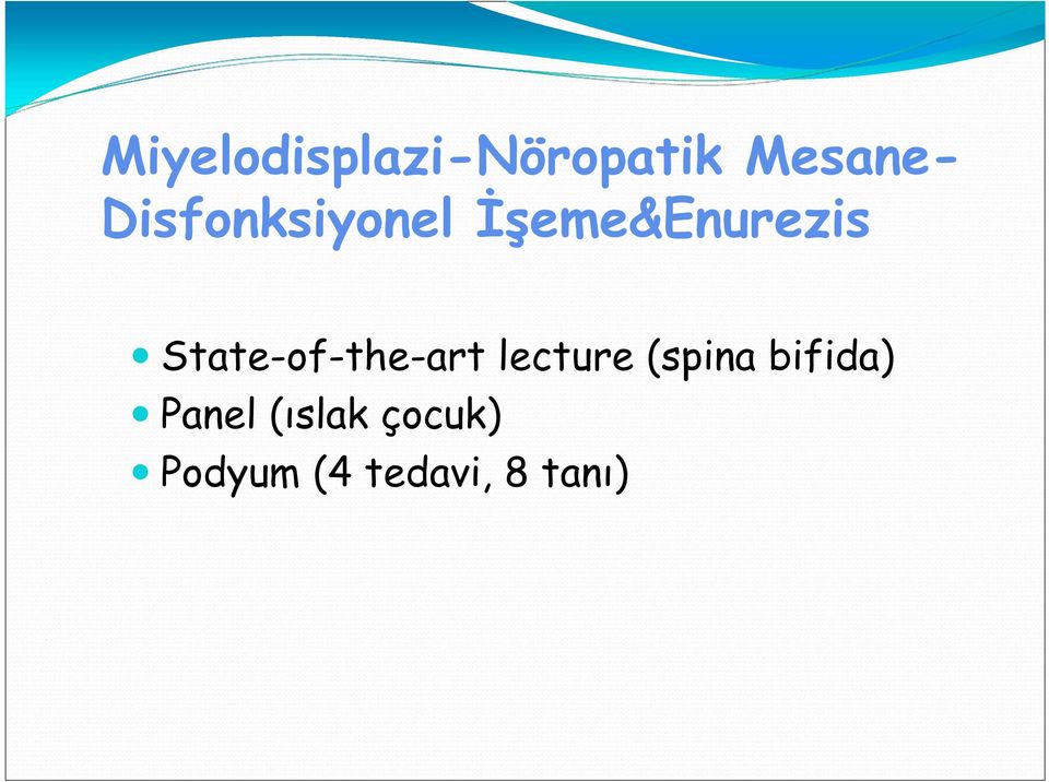 State-of-the-art lecture (spina