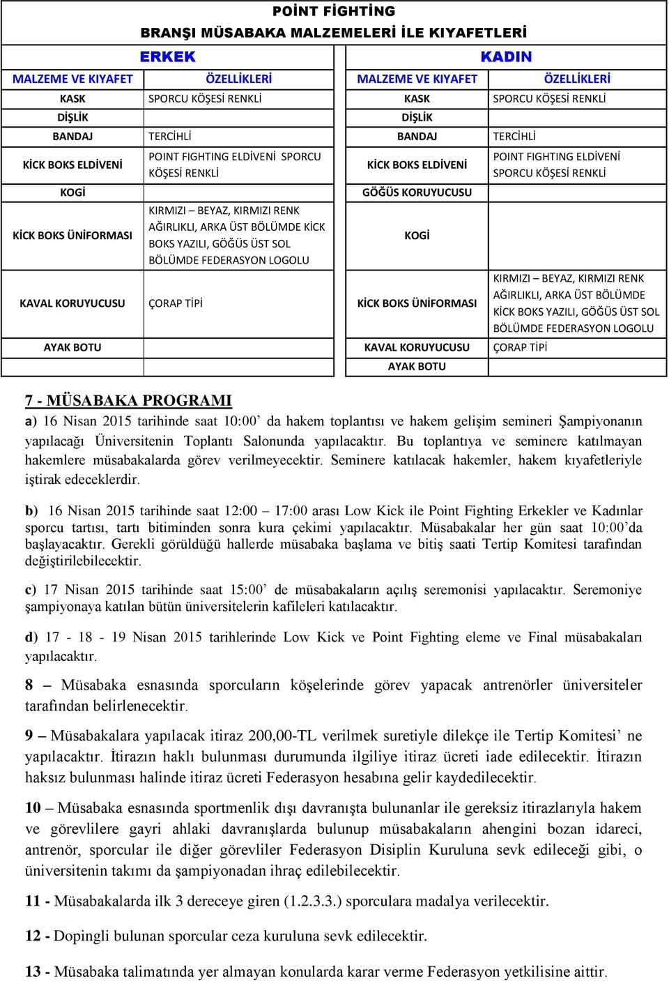 LOGOLU GÖĞÜS KORUYUCUSU KAVAL KORUYUCUSU ÇORAP TİPİ KİCK BOKS ÜNİFORMASI AYAK BOTU KAVAL KORUYUCUSU ÇORAP TİPİ AYAK BOTU POINT FIGHTING ELDİVENİ SPORCU KÖŞESİ RENKLİ KIRMIZI BEYAZ, KIRMIZI RENK