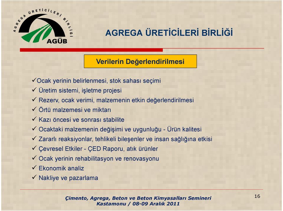 malzemenin değişimi ve uygunluğu - Ürün kalitesi Zararlı reaksiyonlar, tehlikeli bileşenler ve insan sağlığına etkisi