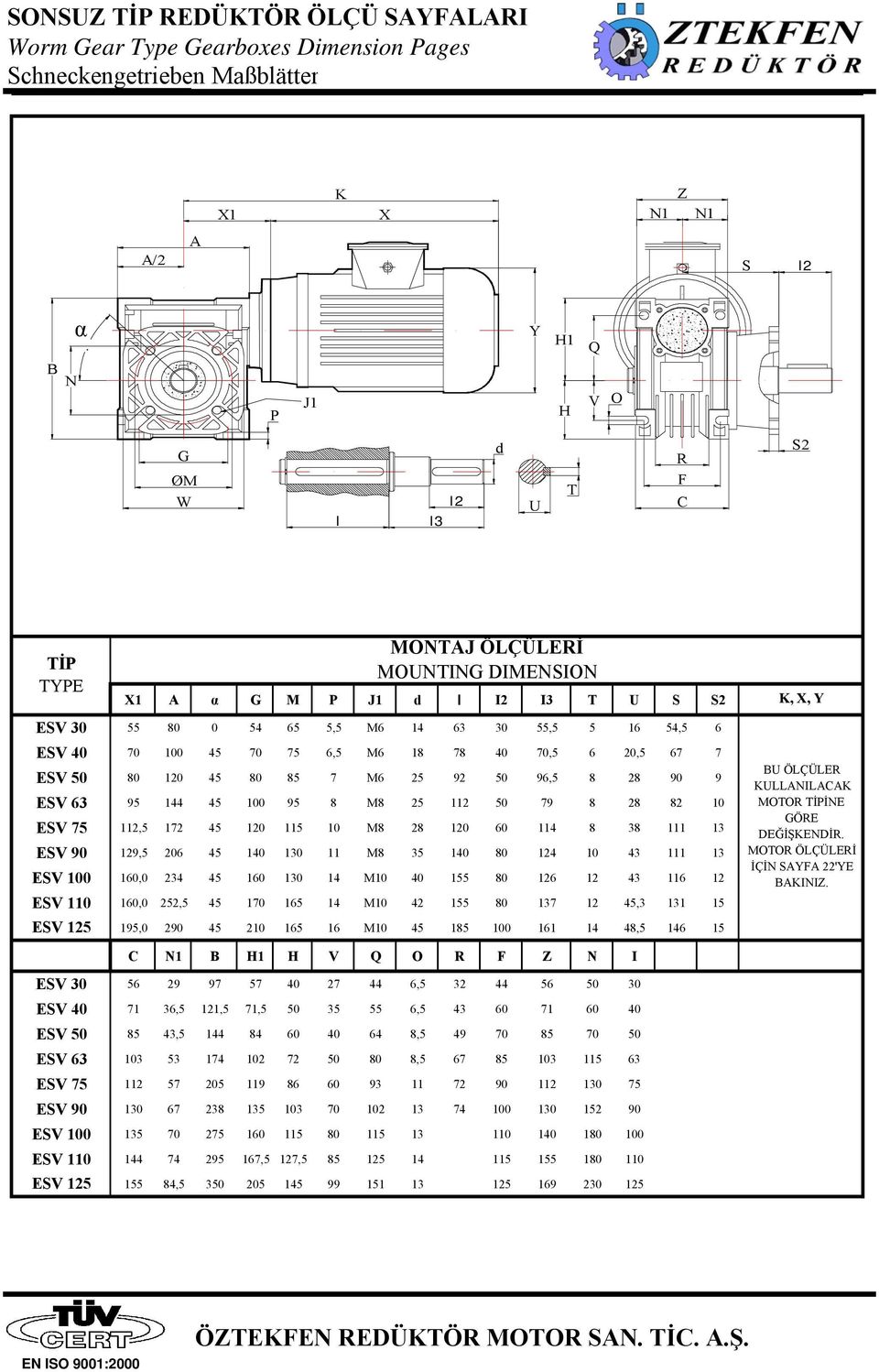 100 45 70 75 6,5 M6 18 78 40 70,5 6 20,5 67 7 ESV 50 80 120 45 80 85 7 M6 25 92 50 96,5 8 28 90 9 ESV 63 95 144 45 100 95 8 M8 25 112 50 79 8 28 82 10 ESV 75 112,5 172 45 120 115 10 M8 28 120 60 114