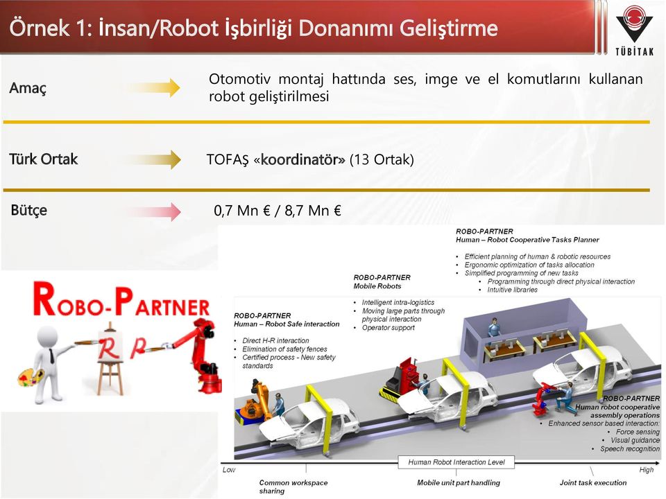 komutlarını kullanan robot geliştirilmesi Türk