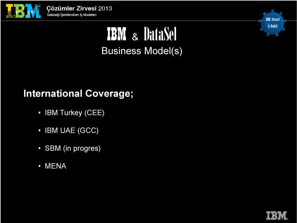 International Coverage; IBM