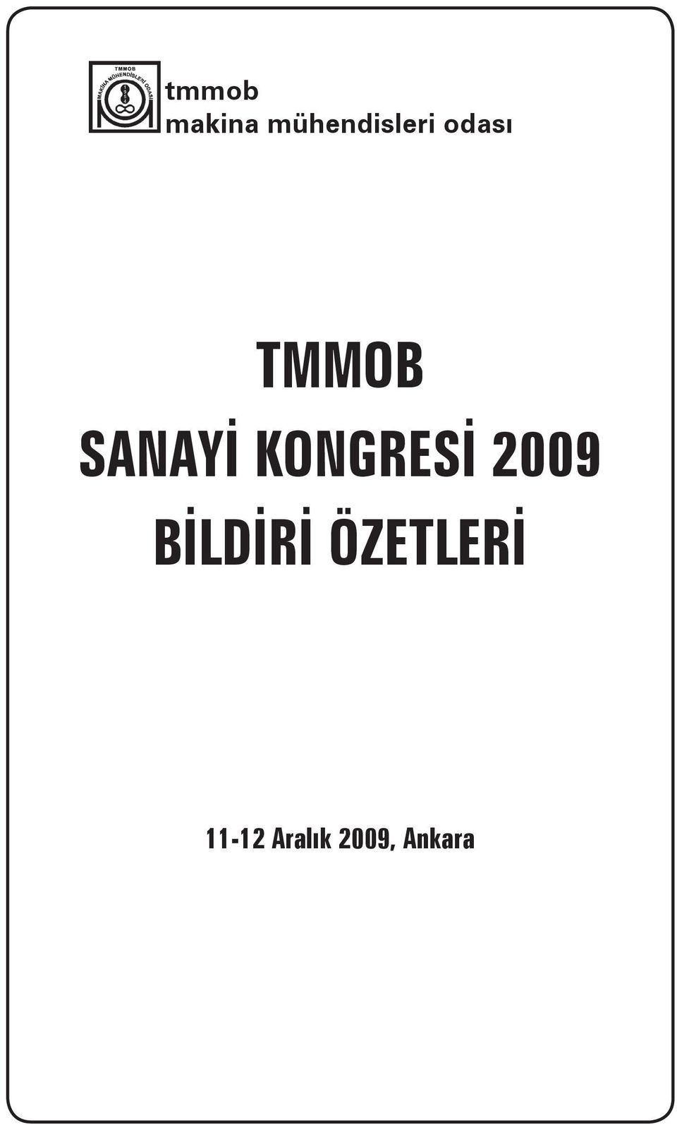 KONGRESİ 2009 BİLDİRİ