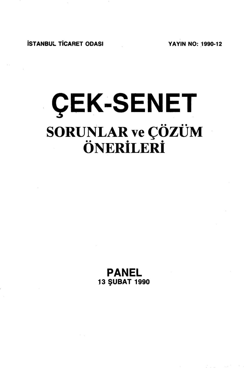 ÇEK-SENET.