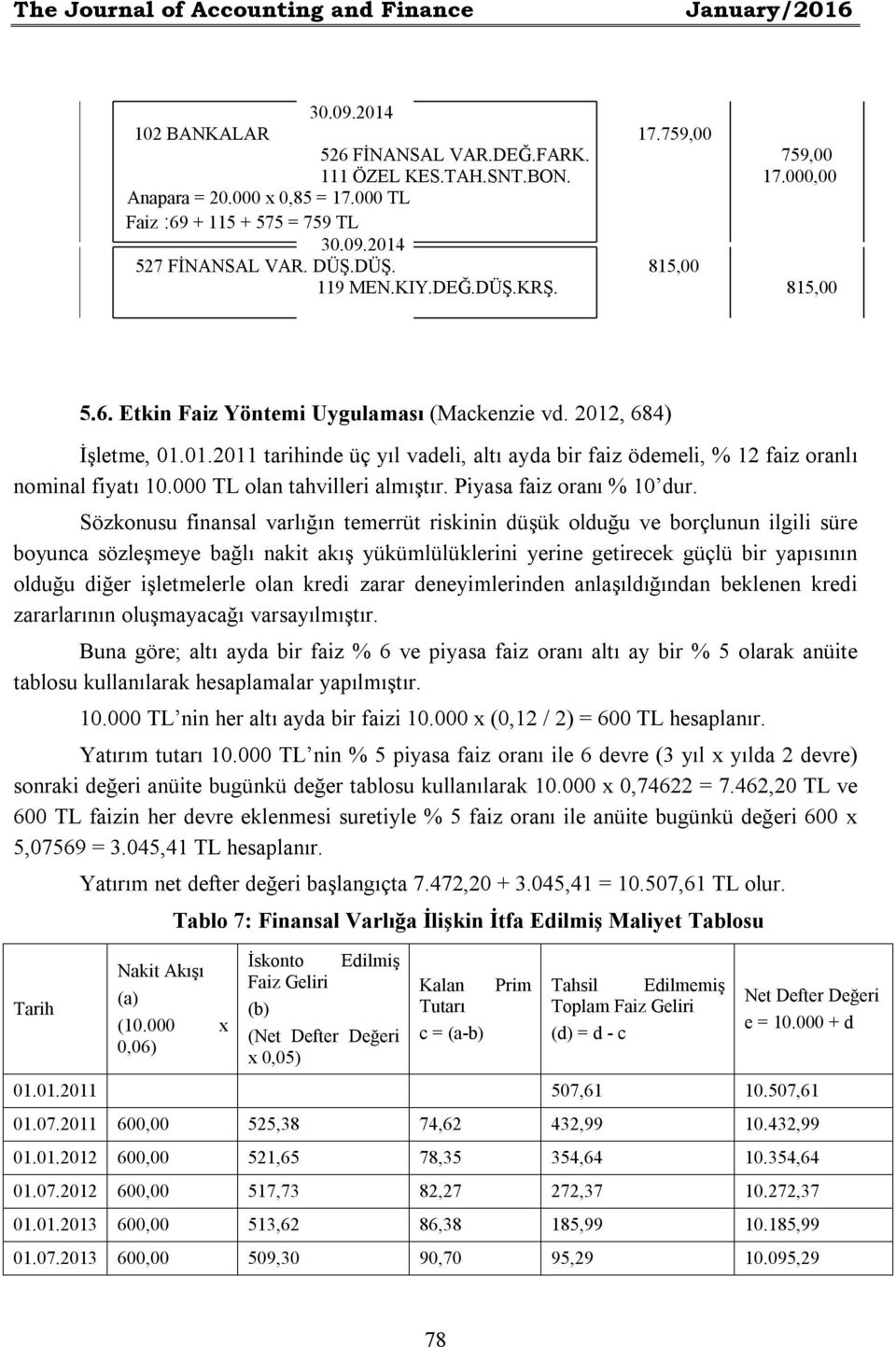 000 TL olan tahvilleri almıştır. Piyasa faiz oranı % 10 dur.