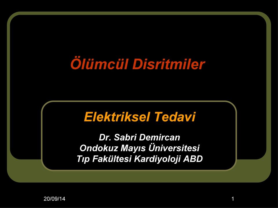 Sabri Demircan Ondokuz Mayıs