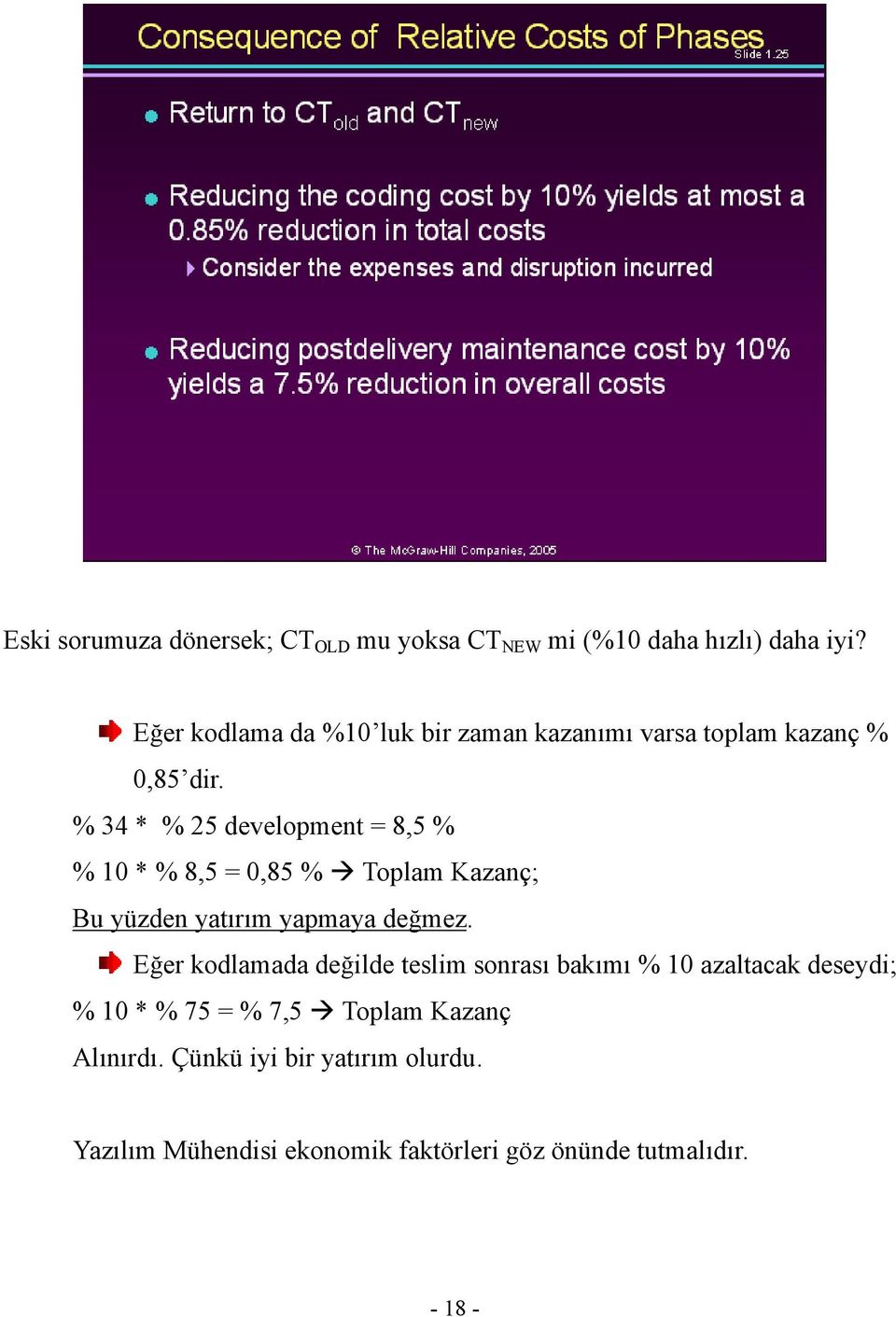 % 34 * % 25 development = 8,5 % % 10 * % 8,5 = 0,85 % Toplam Kazanç; Bu yüzden yatırım yapmaya değmez.