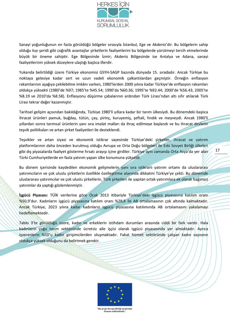 Ege Bölgesinde İzmir; Akdeniz Bölgesinde ise Antalya ve Adana, sanayi faaliyetlerinin yüksek düzeylere ulaştığı başlıca illerdir.