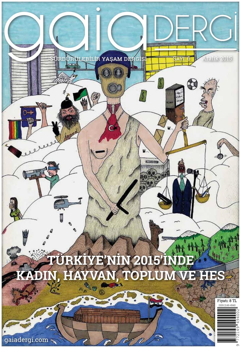 KADIN, HAYVAN, TOPLUM VE HES Fiyatı: 8