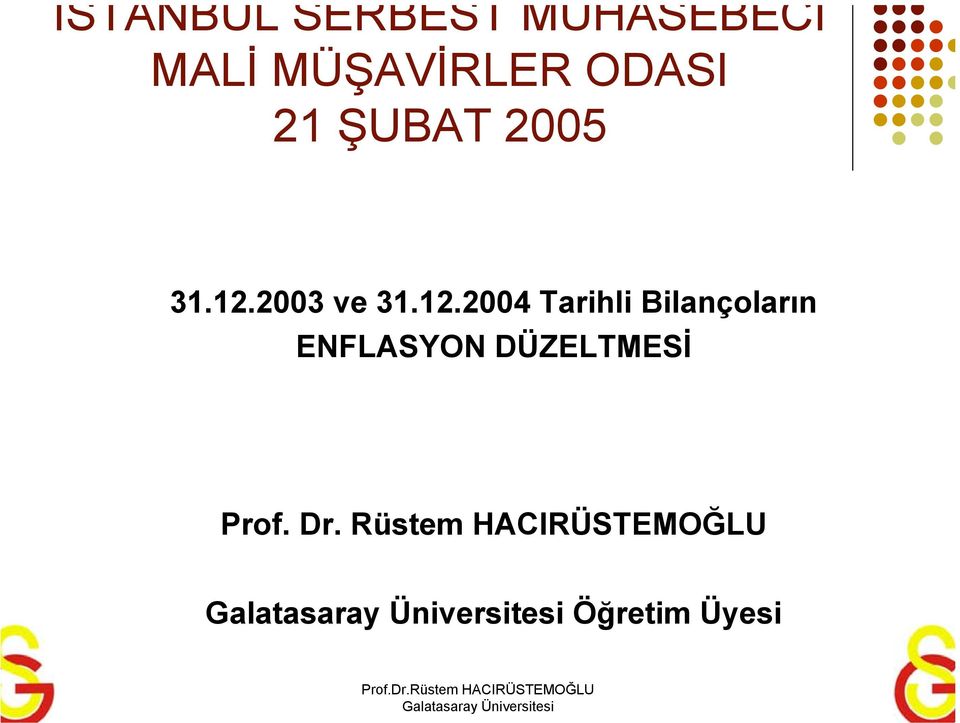 2003 ve 31.12.