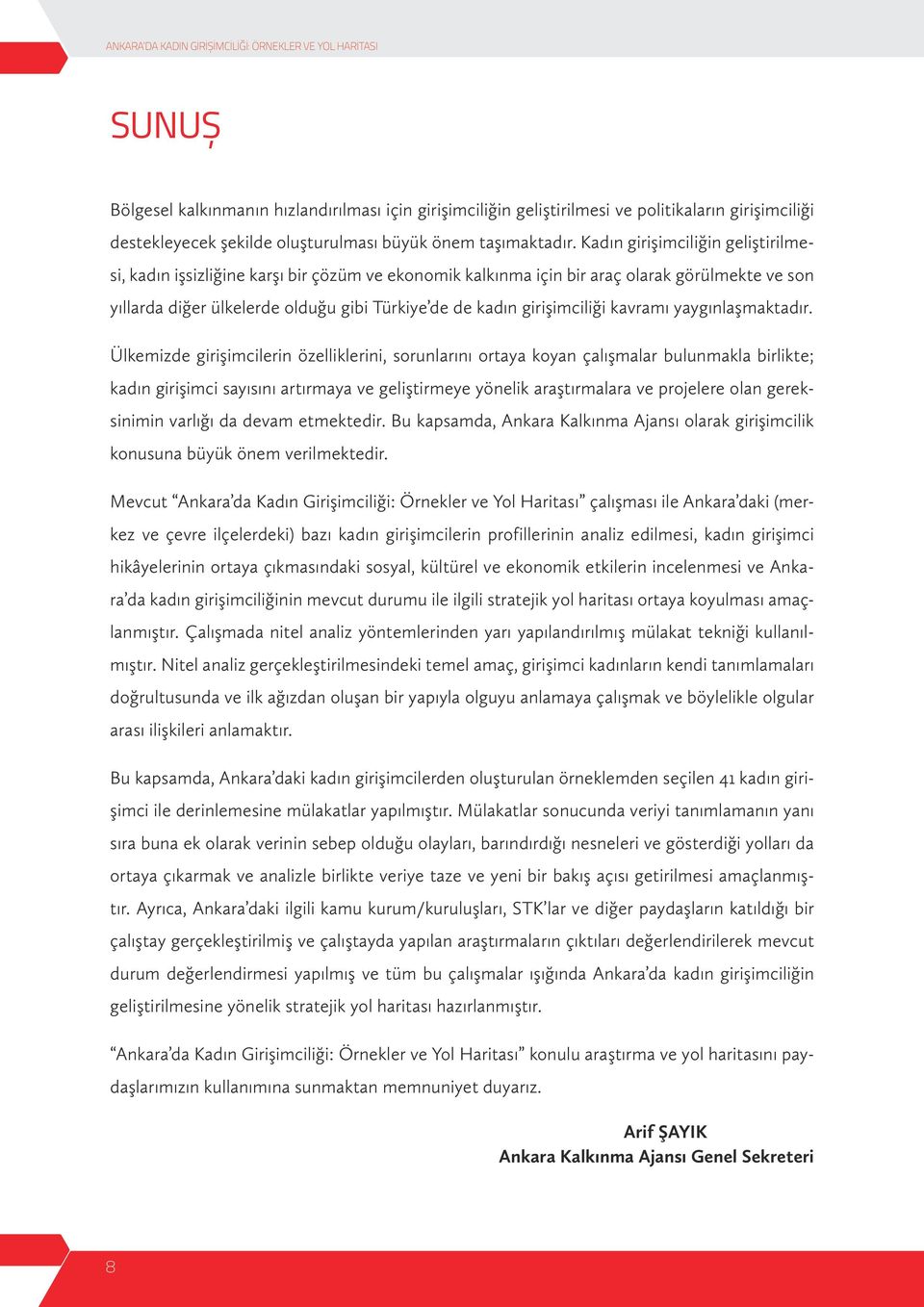 Kadın girişimciliğin geliştirilmesi, kadın işsizliğine karşı bir çözüm ve ekonomik kalkınma için bir araç olarak görülmekte ve son yıllarda diğer ülkelerde olduğu gibi Türkiye de de kadın