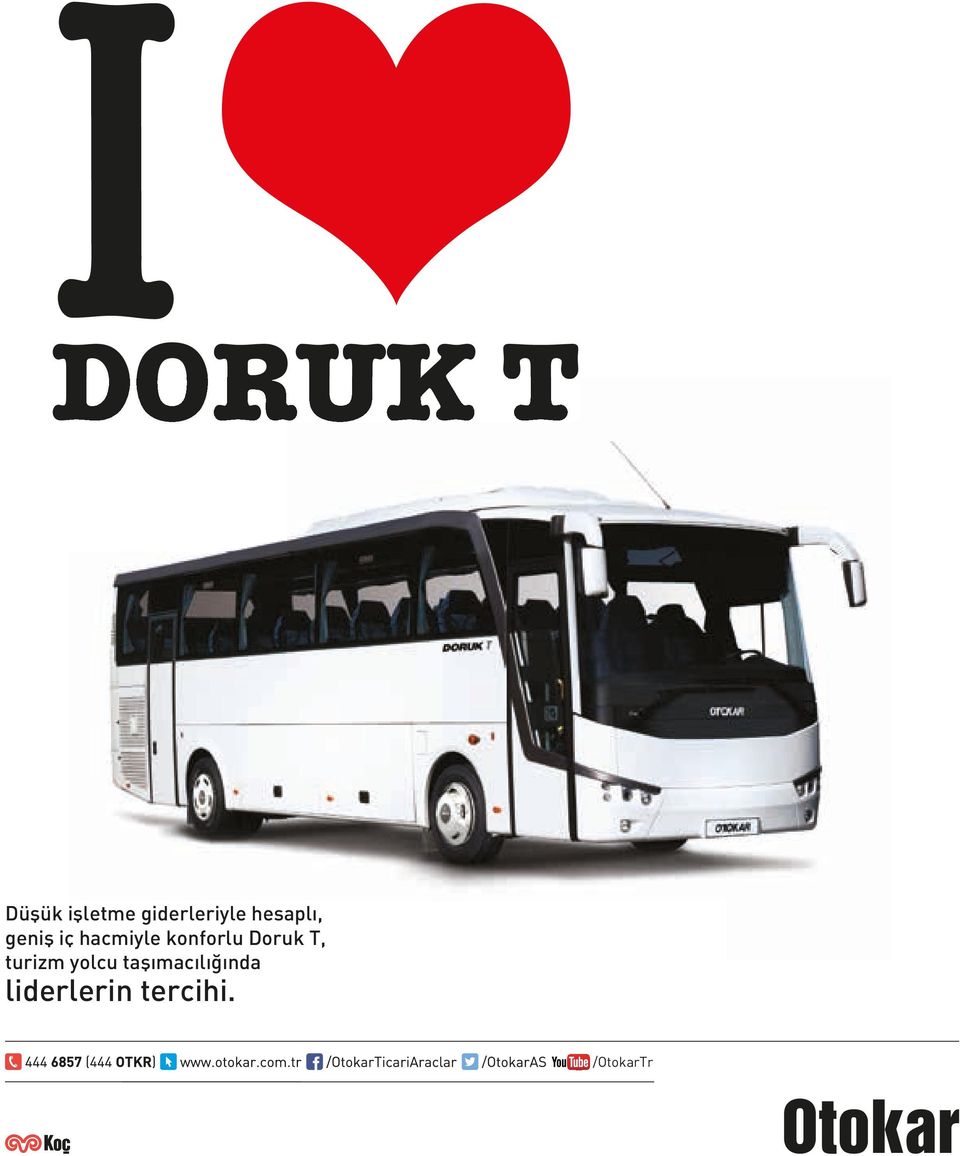 konforlu Doruk T, turizm yolcu