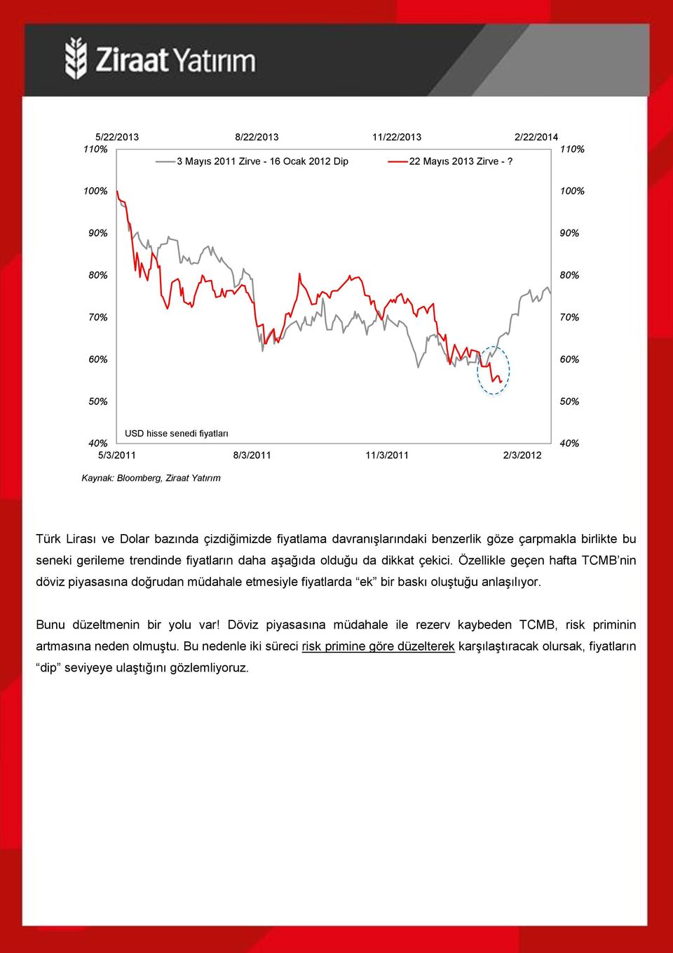 Özellikle geçen hafta TCMB nin döviz piyasasına doğrudan müdahale etmesiyle fiyatlarda ek bir baskı oluştuğu anlaşılıyor. Bunu düzeltmenin bir yolu var!