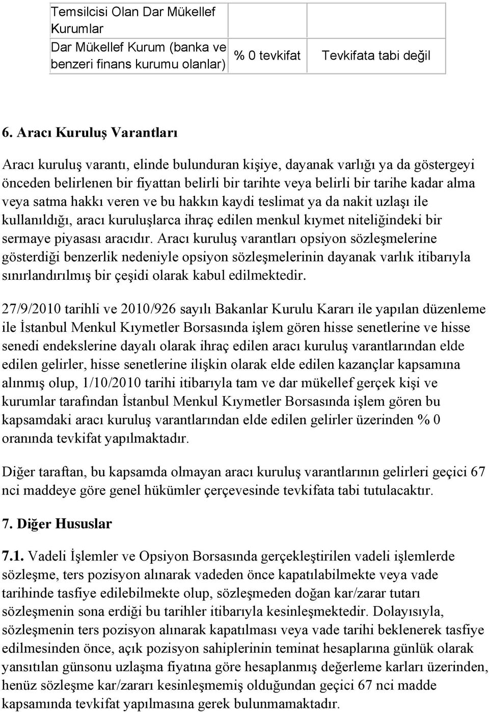 satma hakkı veren ve bu hakkın kaydi teslimat ya da nakit uzlaşı ile kullanıldığı, aracı kuruluşlarca ihraç edilen menkul kıymet niteliğindeki bir sermaye piyasası aracıdır.