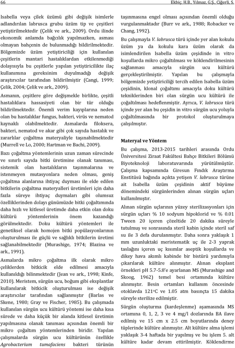 Bölgemizde üzüm yetiştiriciliği için kullanılan çeşitlerin mantari hastalıklardan etkilenmediği dolayısıyla bu çeşitlerle yapılan yetiştiricilikte ilaç kullanımına gereksinim duyulmadığı değişik