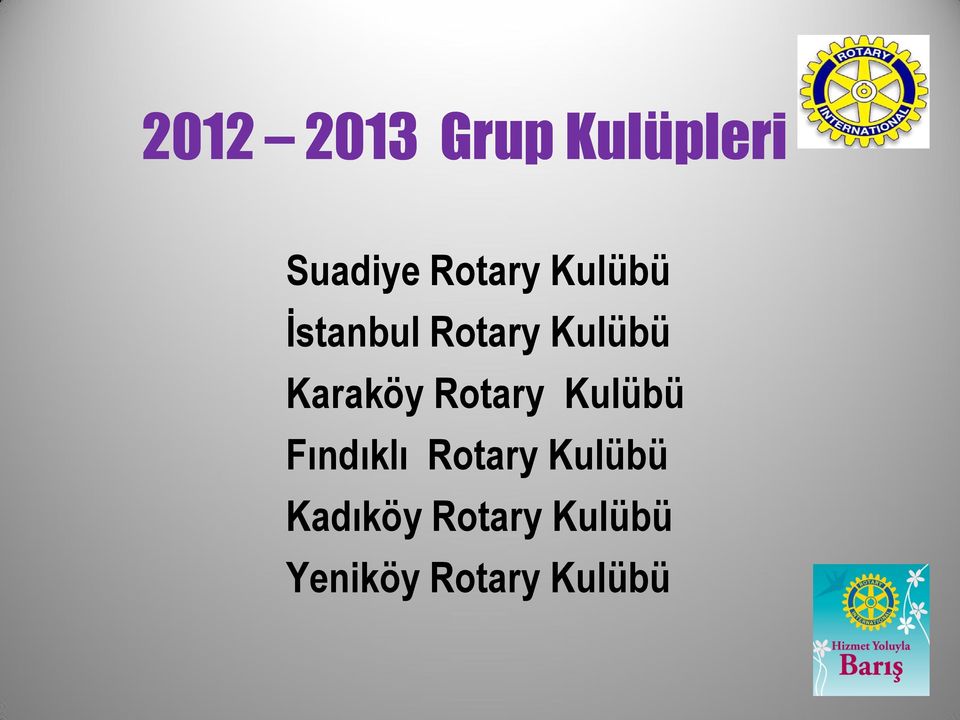 Rotary Kulübü Fındıklı Rotary Kulübü