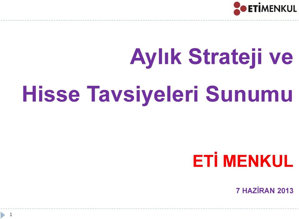 Sunumu ETİ MENKUL