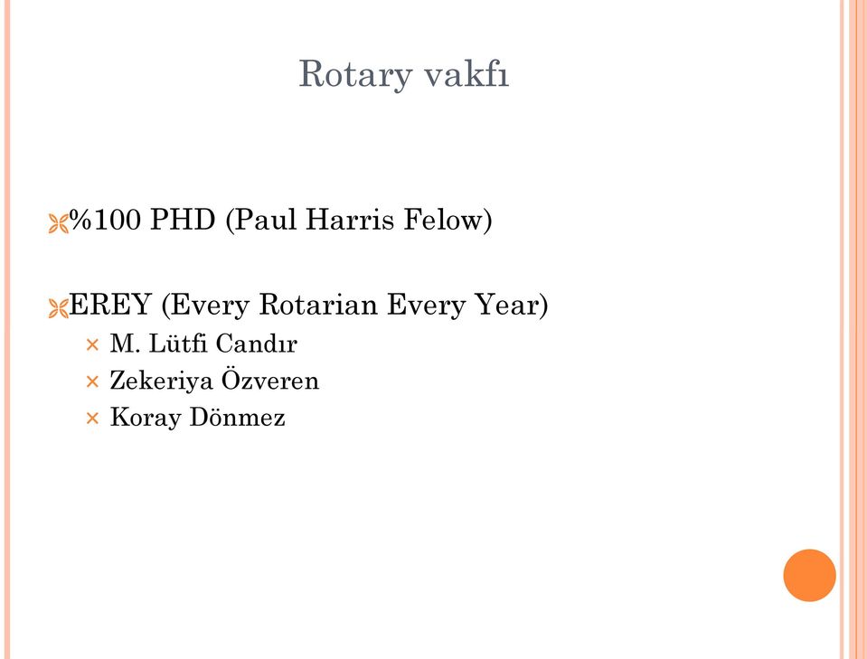 Rotarian Every Year) M.