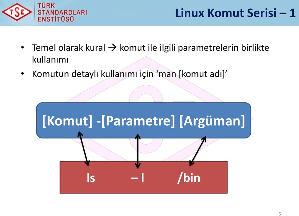 kullanımı Komutun detaylı kullanımı için man