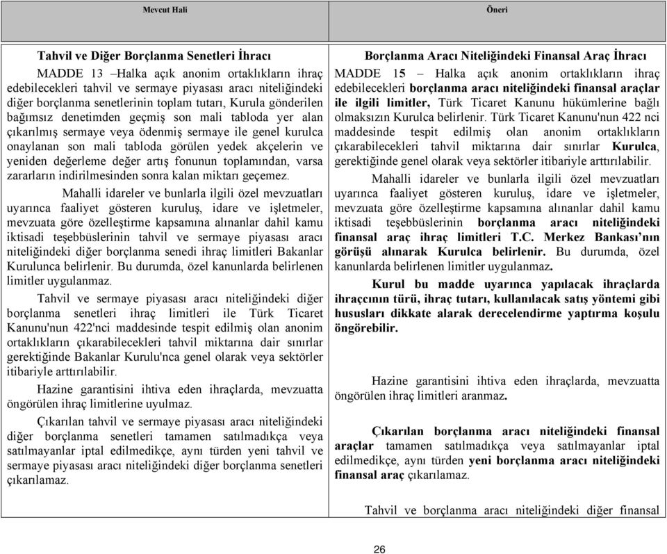 değerleme değer artış fonunun toplamından, varsa zararların indirilmesinden sonra kalan miktarı geçemez.