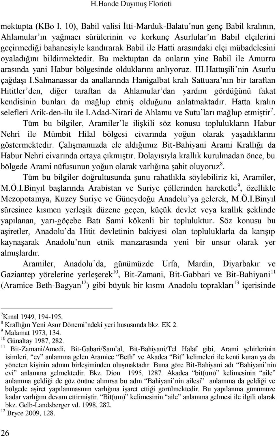 Hattuşili nin Asurlu çağdaşı I.