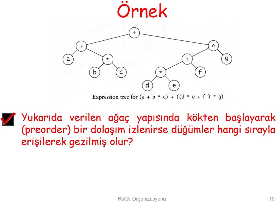 dolaşım izlenirse düğümler hangi