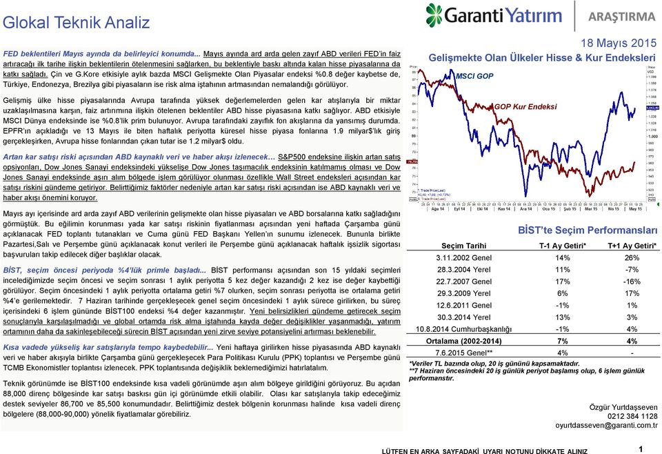 Çin ve G.Kore etkisiyle aylık bazda MSCI Gelişmekte Olan Piyasalar endeksi %0.