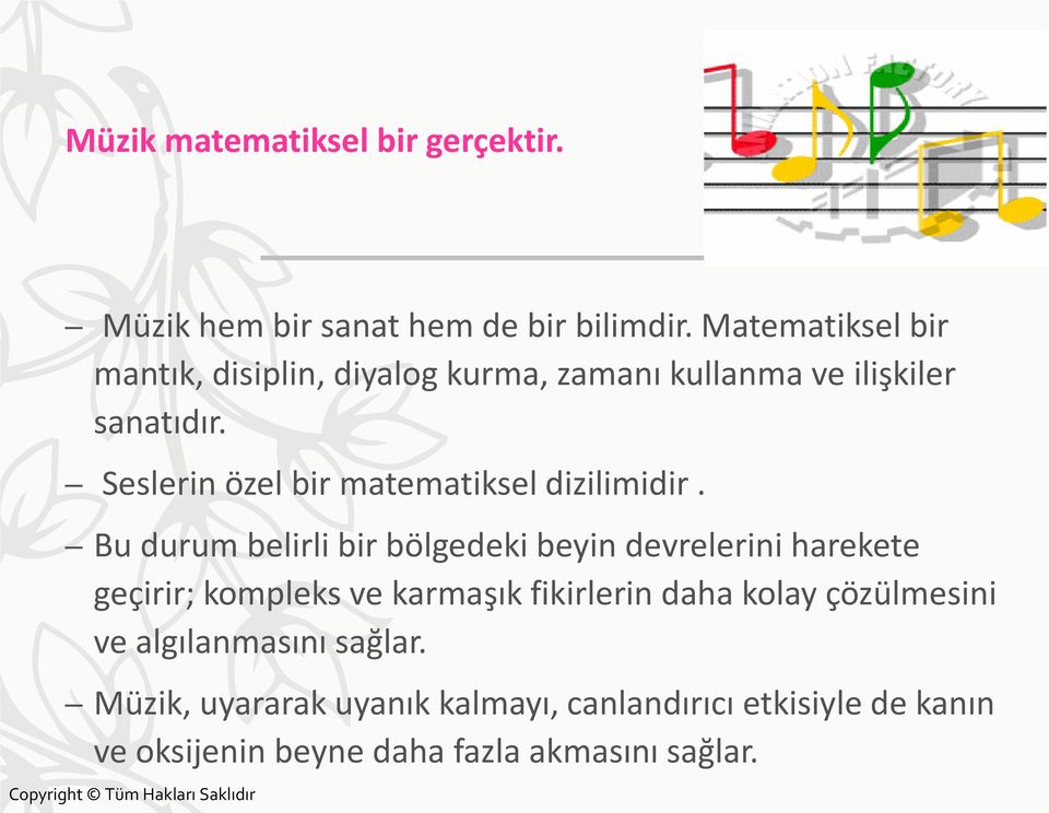 Seslerin özel bir matematiksel dizilimidir.