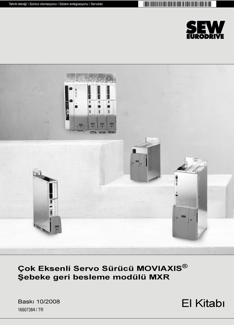 Eksenli Servo Sürücü MOVIAXIS Şebeke geri